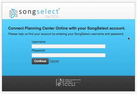 songselect by ccli|planning center songselect.